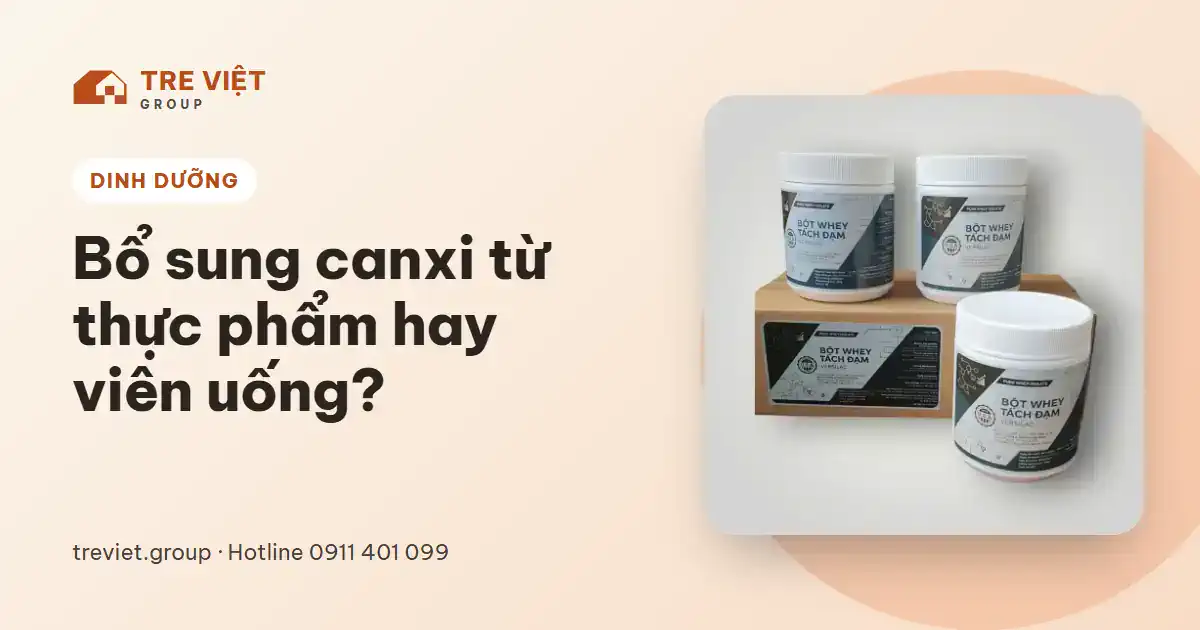Bổ sung canxi từ thực phẩm – hộp Bột Whey Tách Đạm Versilac 450g chứa khoáng chất từ sữa