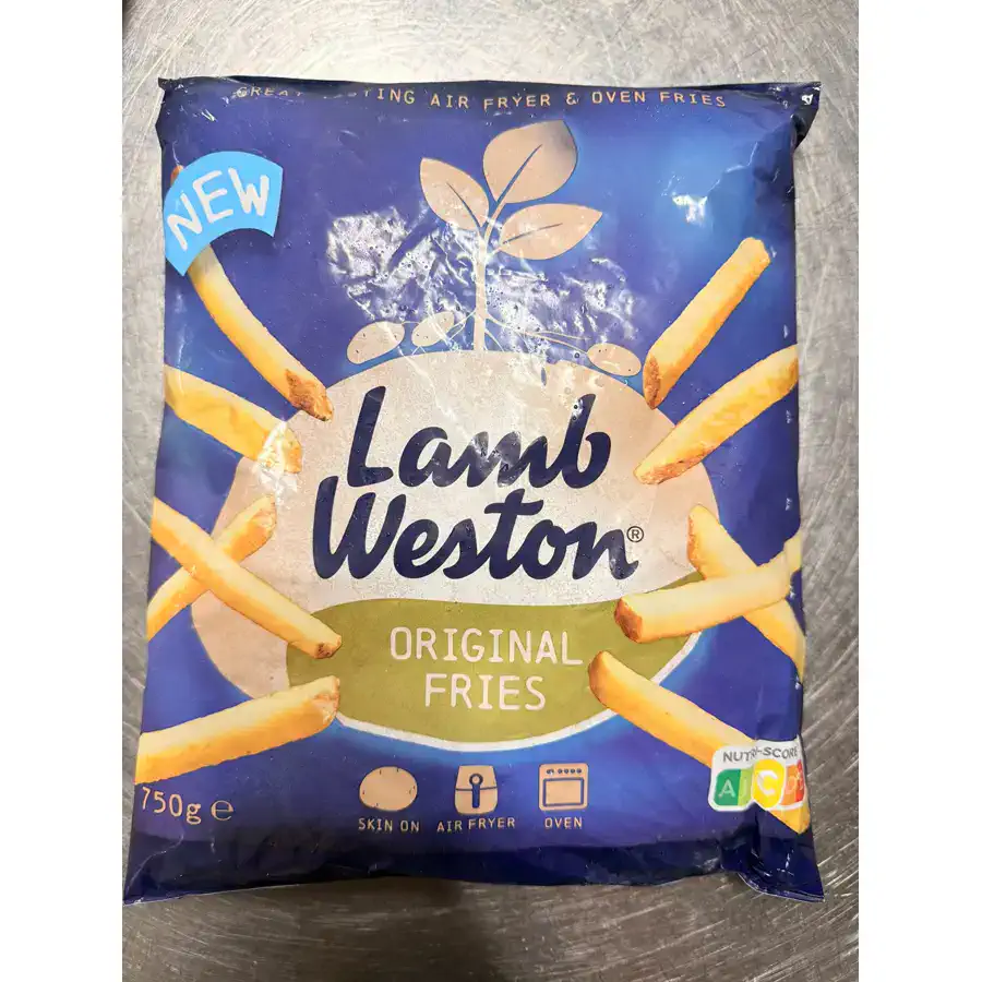 Gói khoai tây nguyên vỏ Lamb Weston Original Fries 750g