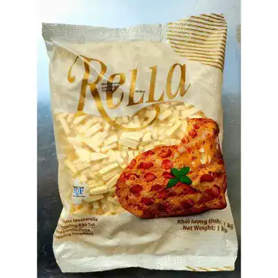 Phô mai Rella Mozzarella Pizza Topping bào sợi 1kg
